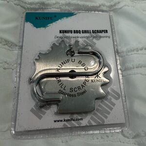KUNIF Silver BBQ Grill Scraper
